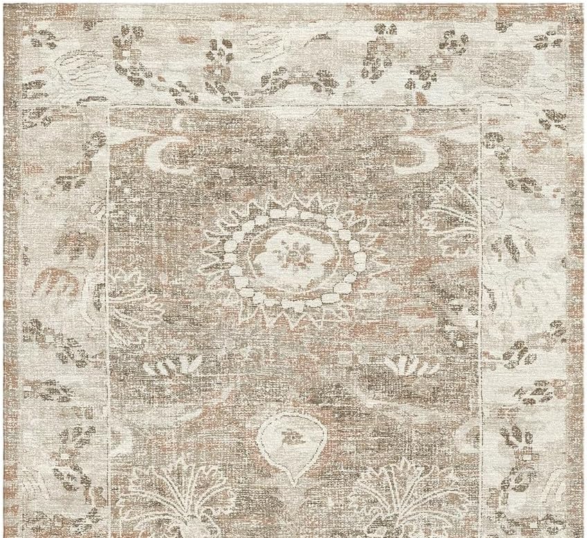 Vintage Print Pattern Rug