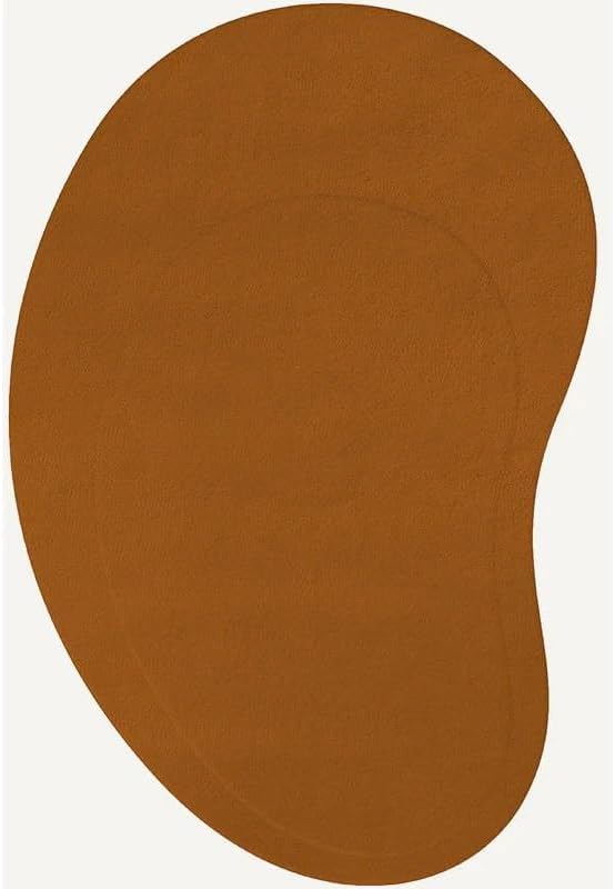 Unique Kidney Shaped Rug
