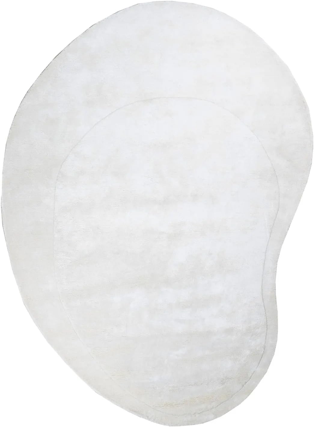 Unique Kidney Shaped Rug