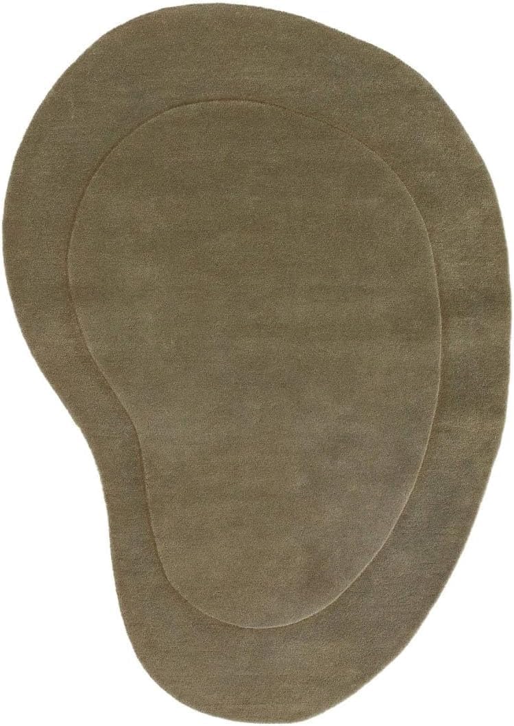 Unique Kidney Shaped Rug