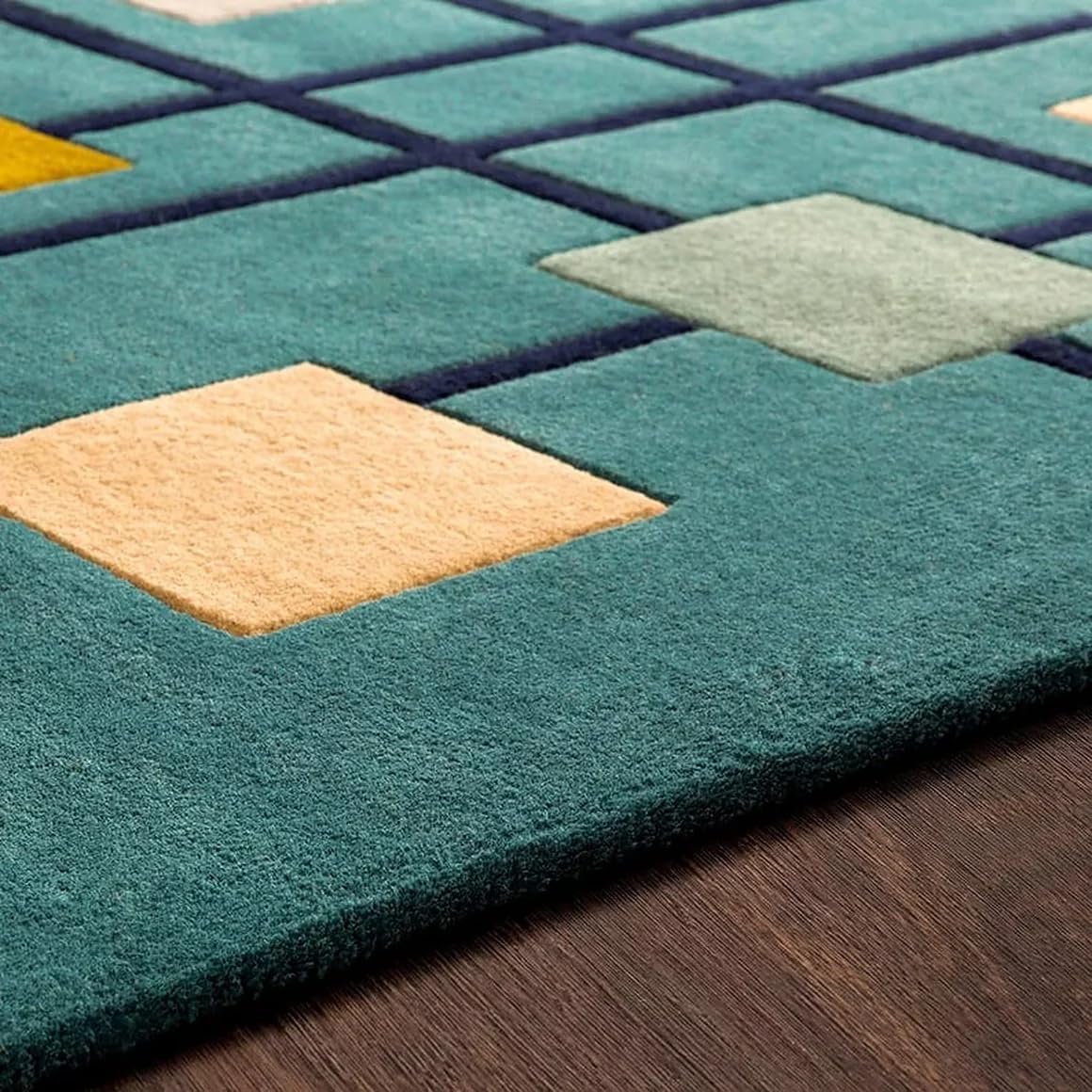 Unique Floor Art Rectangle Abstract Rug