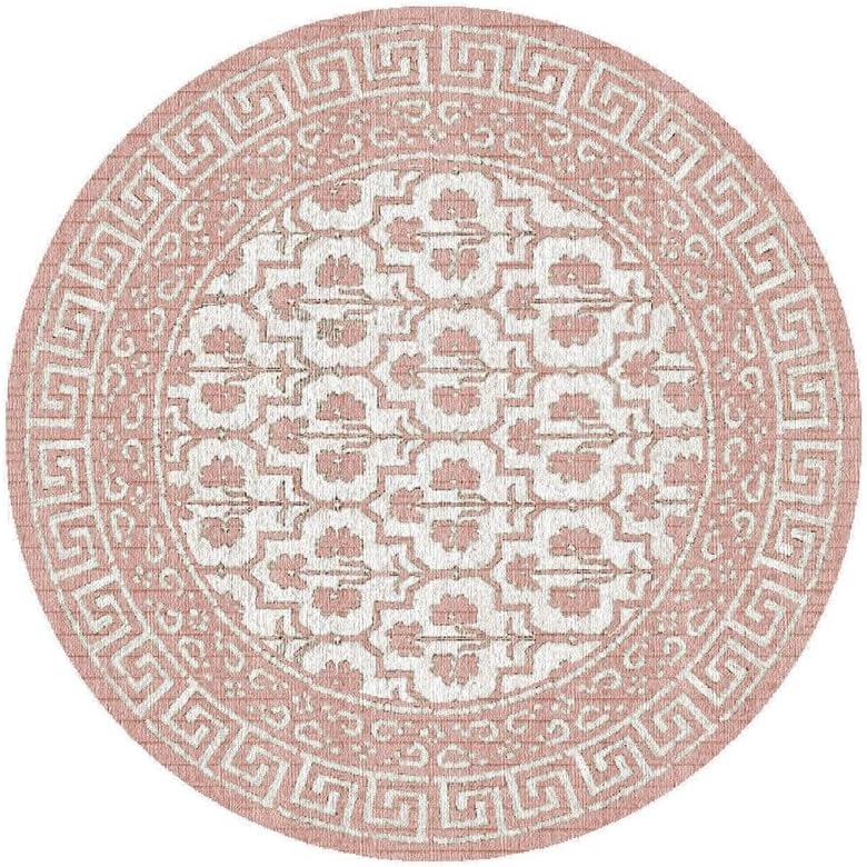 Ultra Soft Hand-Tufted Round Floral Area Rug