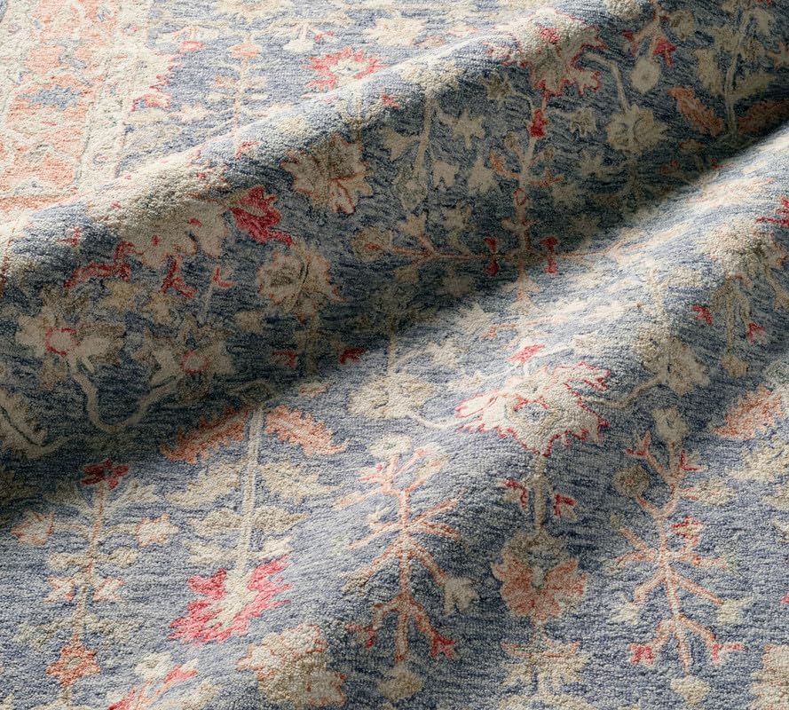 Vintage Print Pattern Rug