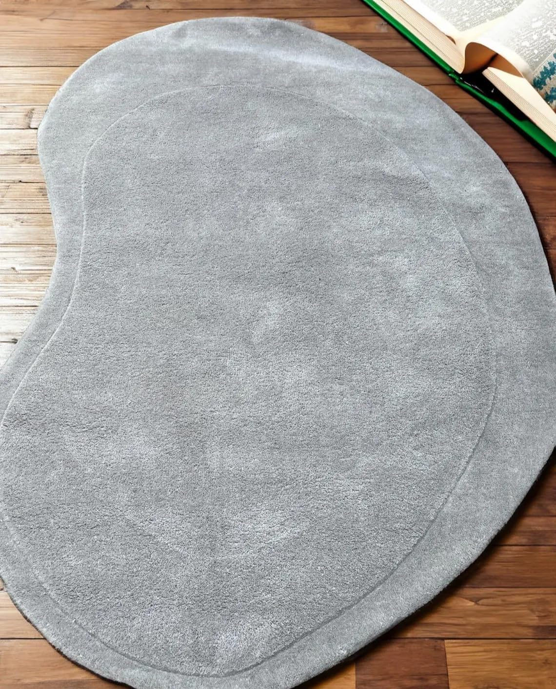 Unique Kidney Shaped Rug
