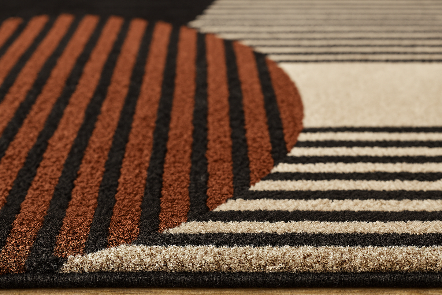 Wool Handtufted - Geoo Wool Rug Soft Carpet Rugs