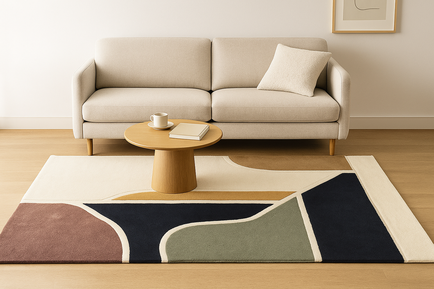 Woolen Handtufted - Aven, Wool Rug Soft Carpet ,Living Room Rug