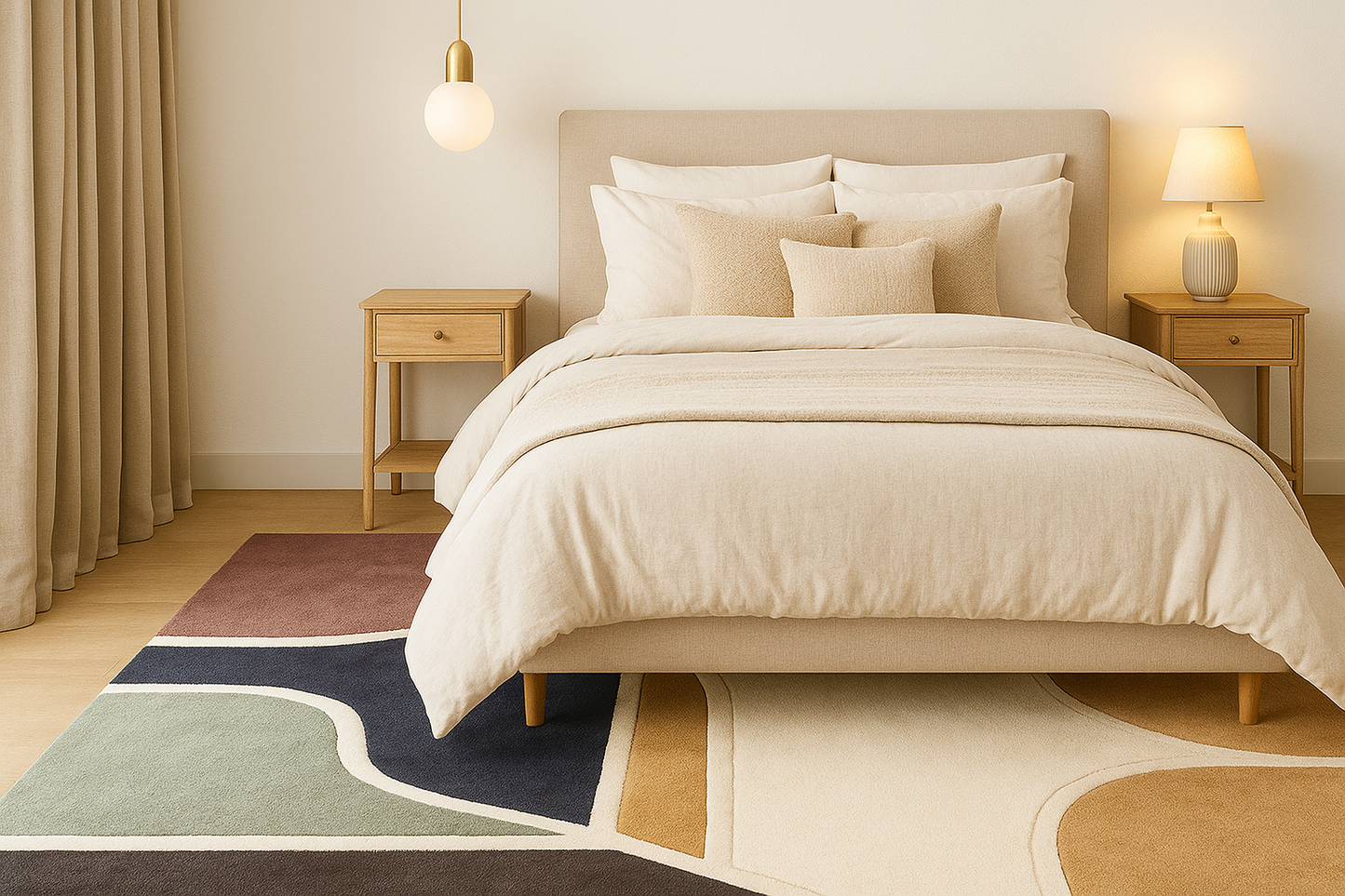 Woolen Handtufted - Aven, Wool Rug Soft Carpet ,Living Room Rug