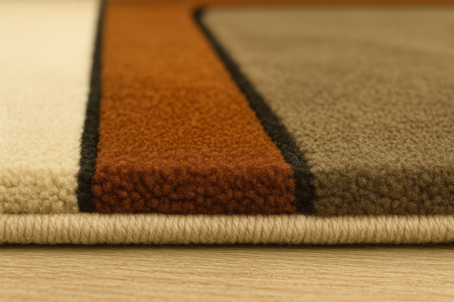 Woolen Handtufted -Löké, Wool Rug Soft Carpet Rugs