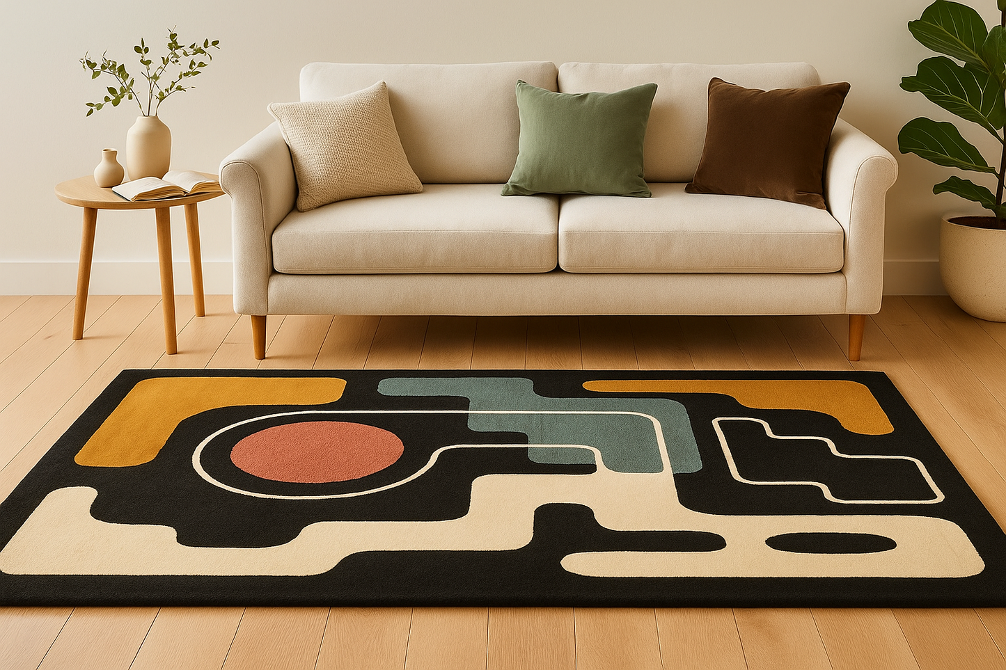 Woolen Handtufted - Vekt  Wool Rug Soft Carpe Rugs