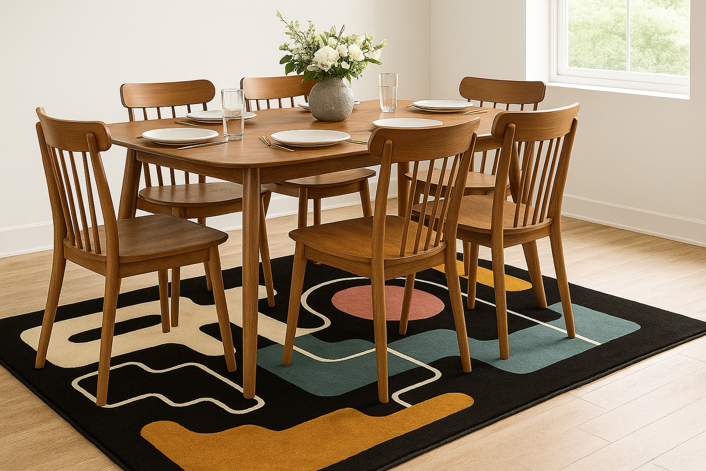 Woolen Handtufted - Vekt  Wool Rug Soft Carpe Rugs