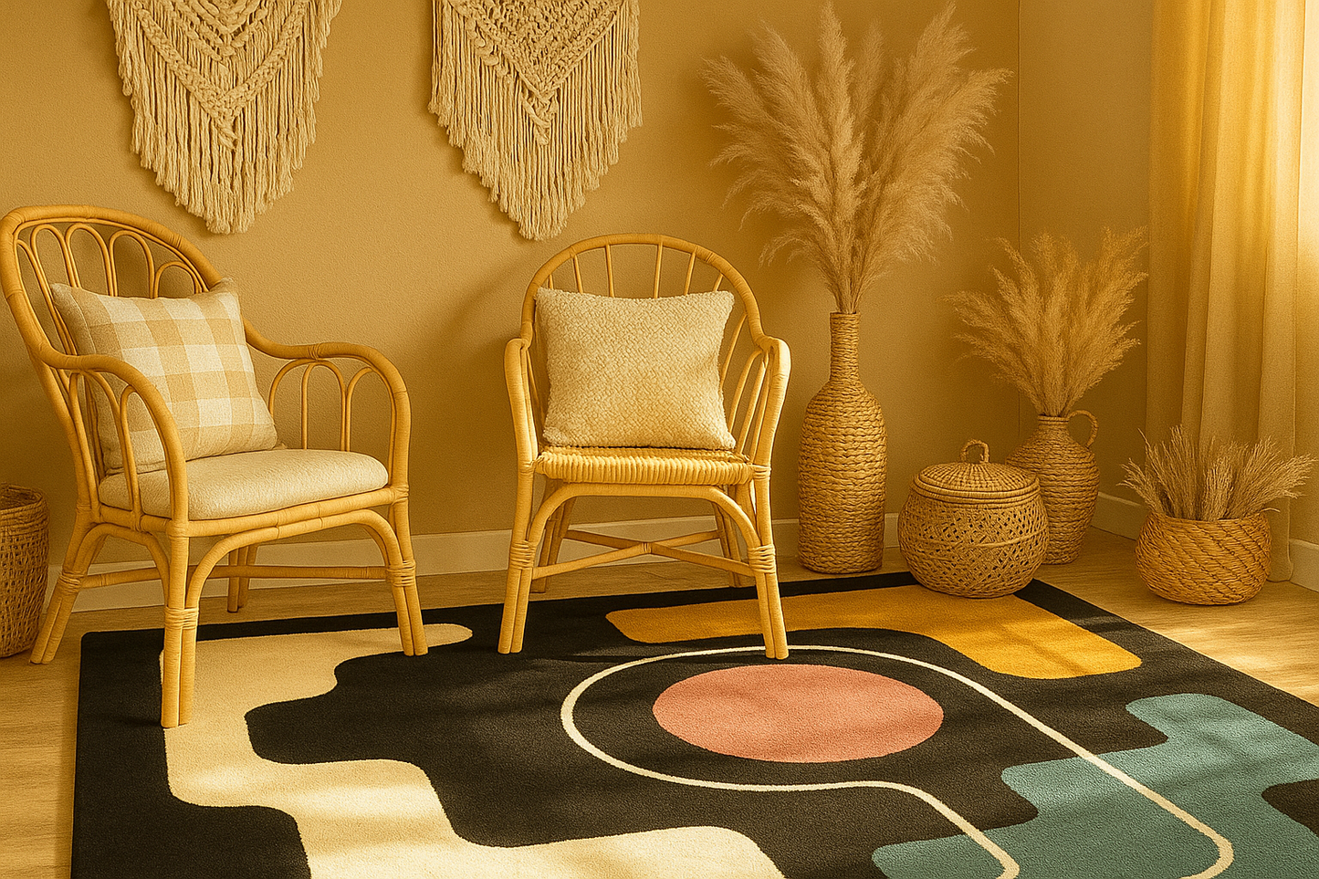 Woolen Handtufted - Vekt  Wool Rug Soft Carpe Rugs