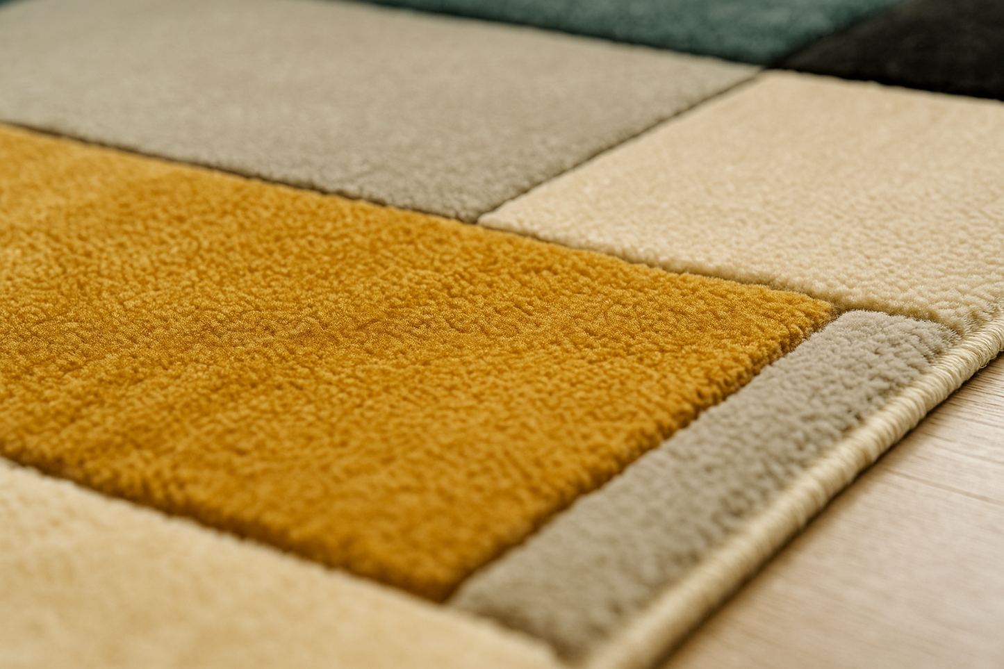 Wool Handtufted - Retroflux Wool Rug Soft  Carpet, Living Room rugs