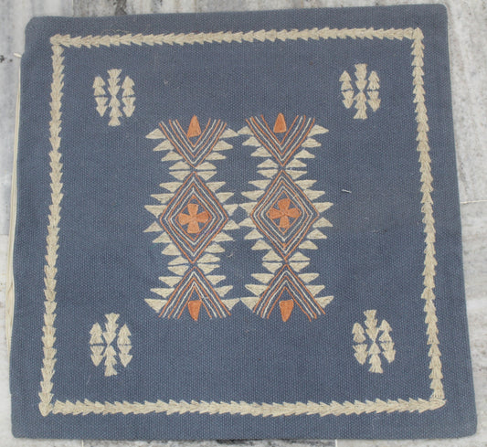 HISTORICAL SHADE JUTE CUSHION COVER